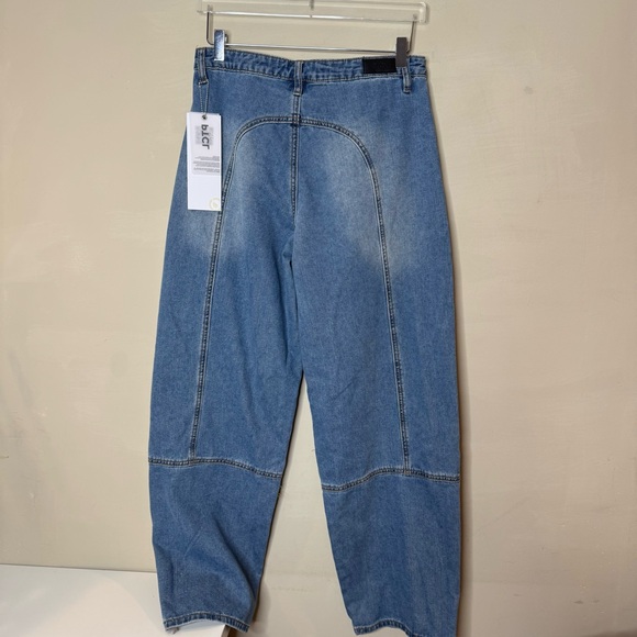 PTCL Ethical Brand High Rise Patch Pocket Jeans Size 27 Blue Denim - Picture 5 of 13